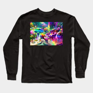 Color Globs | Rainbow Falls Long Sleeve T-Shirt